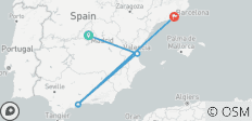 Große Spanien-Entdeckungstour – 10 Tage Madrid, Valencia, Málaga und Barcelona - 4 Destinationen