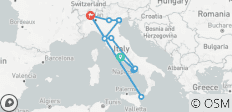 Italiaanse vergezichten (Rome naar Stresa) (2027) - 16 bestemmingen