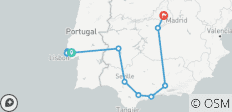Vanuit Lissabon: 8-daagse rondreis door Andalusië en Madrid - 12 bestemmingen
