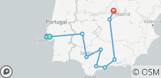 Ab Lissabon: 9-tägige Reise nach Andalusien und Madrid - 13 Destinationen