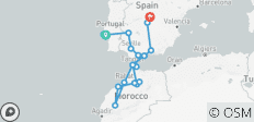 Au départ de Lisbonne : 15 jours en Andalousie et au Maroc - 23 destinations