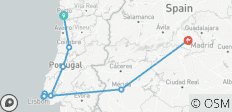 From Porto: 7-Day Tour to Madrid - 10 destinations