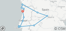 From Porto: 8-Day Tour to Madrid - 15 destinations