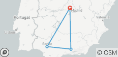 Circuit des incontournables de l\'Espagne : Madrid, Séville et Grenade – 7 jours / 6 nuits - 4 destinations