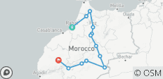 From Rabat to Marrakech: 6-Day Imperial Cities & Sahara Desert Adventure - 12 destinations