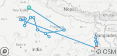 Jewels of North India & Luxury Lower Ganges River Cruise - 24 destinations