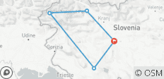 Emerald Slovenia EV - Roadtrip: Abenteuer in den Alpen und im Tal - 5 Destinationen