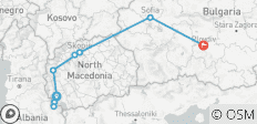 Schatten van de Balkan: Noord-Macedonië en Bulgarije - 10 bestemmingen