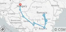 Legbis n des Balkans mit Transsylvanien Bukarest bis Budapest - 14 Destinationen