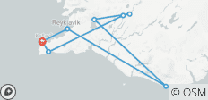 5 Days in Iceland_ Golden Circle Wonders, South Shore Adventures & Reykjanesbær Lava Landscapes - 8 destinations