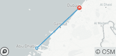 Itinéraire du circuit aux Émirats arabes unis : Dubaï, Abou Dhabi, safari dans le désert et découvertes culturelles – 5 jours - 3 destinations