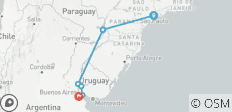 Südamerika: Von São Paulo nach Buenos Aires - 8 Destinationen