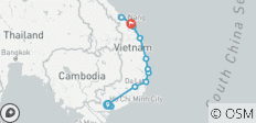 Vietnam\'s Coastal Roads 12 Days - 13 destinations