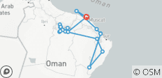 Oman - Among the Pearls of Southern Arabia - 18 destinations