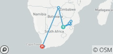 Ontdek Zuid-Afrika en de Victoriawatervallen – 14 dagen, 13 nachten - 11 bestemmingen