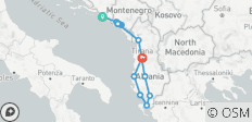 Premium Albanie et Monténégro (14 destinations) - 14 destinations