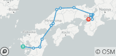 Southern Japan - From the Volcanoes of Kyushu to the Heart of Kyoto - 17 destinations