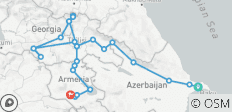 Premium Azerbaijan, Georgia & Armenia - 27 destinations