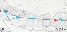 Premium Népal et; Bhoutan (20 destinations) - 20 destinations