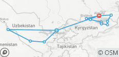 Premium Asie centrale (14 destinations) - 14 destinations