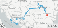Premium Balkans en profondeur (35 destinations) - 35 destinations