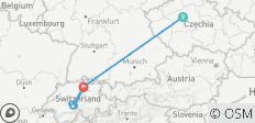 7 días de Praga a los Alpes suizos: un viaje por los paisajes más bonitos de Europa - 6 destinos