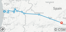Douro Delights Porto → Madrid (2028) - 13 destinations