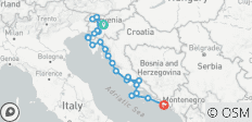 Jewels of Slovenia with Croatian Island Discovery Ljubljana - Dubrovnik (2028) - 25 destinations