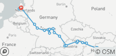 L\'Europe magnifique : Budapest → Amsterdam (2028) - 20 destinations