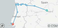 Douro Delights with Madrid and Lisbon Madrid → Lisbon (2028) - 17 destinations