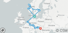 Les merveilles de la Scandinavie avec Magnificent Europe : Copenhague → Budapest (2028) - 33 destinations