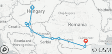Les joyaux des Balkans : Budapest → Bucarest (2028) - 10 destinations