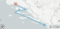 Adriatisches Abenteuer: Dubrovnik → Split (2028) - 8 Destinationen