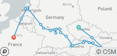 Magnificent Europe with Paris and Prague Prague - Paris (2028) - 24 destinations