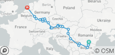 Grand Voyage à travers l\'Europe : Bucarest → Amsterdam (2028) - 28 destinations