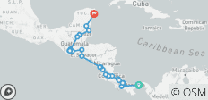 Mittelamerika: Höhepunkte - 30 Destinationen