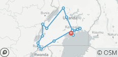 21 Days in Uganda – Responsible Adventure Travel, Wildlife & Primates 21 Days - 17 destinations
