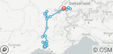 Eindrücke aus Lyon und der Provence mit den Schweizer Bergen 2027 - 12 Tage (22 Destinationen) - 22 Destinationen