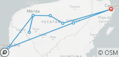 Mayan Treasures by Mayan Train - 9 destinations