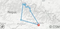 Ruta de senderismo por el Manaslu (16 días) - 13 destinos