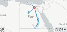 Circuit complet en Égypte : 11 jours (Le Caire, GEM, les pyramides, Alexandrie, le désert blanc et une croisière 5 étoiles sur le Nil) - 19 destinations