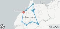 10 days Morocco Private itinerary From Casablanca - 16 destinations
