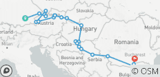 Grand Danube München → Boekarest (2028) - 22 bestemmingen