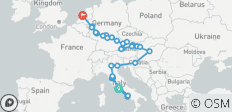 Italian Treasures and European Gems River Cruise Rome → Amsterdam (2028) - 32 destinations