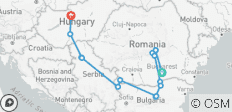 Legenden des Balkans mit Siebenbürgen 2028 – Von Bukarest nach Budapest (2028) - 15 Destinationen