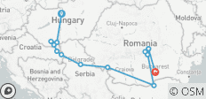 Balkan - Abenteuer mit Transsilvanien 2028 - Von Budapest nach Bukarest (2028) - 14 Destinationen