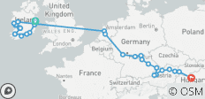 L\'Irlande idyllique et les joyaux de l\'Europe : Dublin - Budapest (2028) - 42 destinations