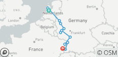 Juwelen des Rheins - 8 Tage (von Amsterdam bis Colmar) - 13 Destinationen