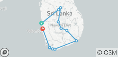 Explore Sri Lanka – Seat in Coach (SIC) - Transportation Only - 11 destinations