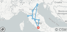 L\'essentiel de l\'Italie en 5 jours : Assise, Sienne, Florence, Venise et la région viticole de Toscane - 10 destinations